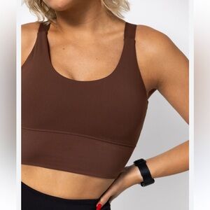 PARAGON Chocolate Brown Sports Bra
